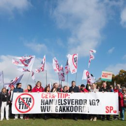 CETA-demonstratie Amsterdam