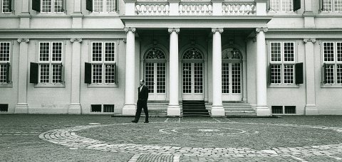 Jan Marijnissen op bezoek bij koningin